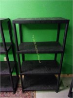 Stacking Plastic 4 Tier Shelves