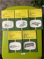 Vintage John Deere Operators manuals(5)