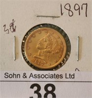 1897 $5 U.S. Gold Coin