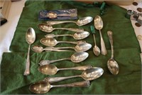 14 Pcs of Miscellaneous Sterling Silver Flatware