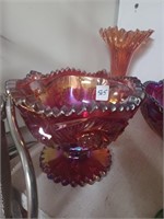 Vtg. Carnival Glass Bowl