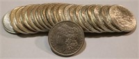 1879-1900 Roll Better Grade Morgan Silver Dollars