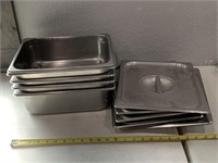 5-10 1/2 x 12 1/2 x4 inch steam table pans with