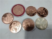 Lot of medallions