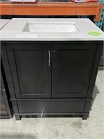 ALLEN AND ROTH VANITY CABINET WITH TOP