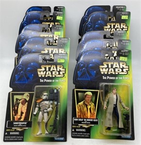 (J) 10 Unopened 1996 Star Wars The Power of the