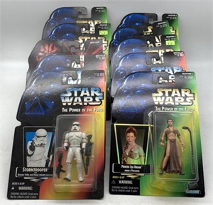 (J) 10 Unopened 90s Star Wars The Power of the
