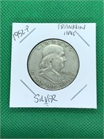 1952-p Franklin Silver Half Dollar