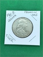 1962-D Franklin Silver Half Dollar DENVER Mint