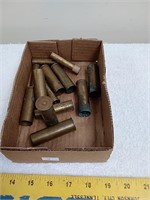 Vintage brass shotgun shell casings