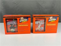 Small Wheaties collector boxes Tiger Woods