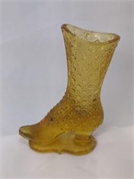 Antique Findlay Glass Co. Amber/Gold Daisy &
