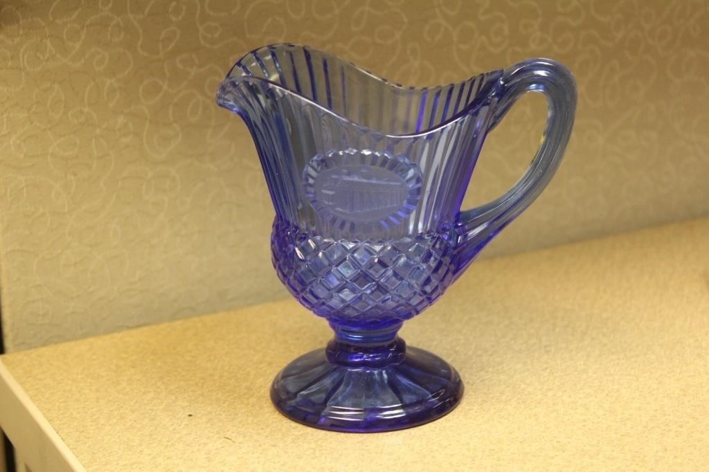 Cobalt Blue Glass Creamer