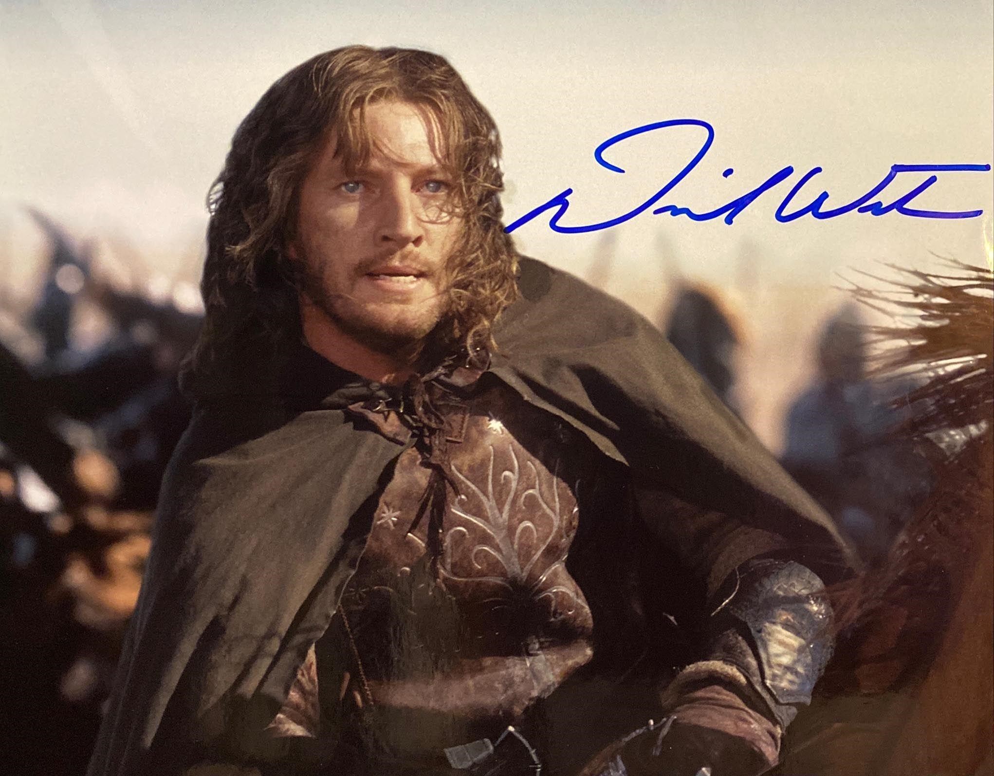 The Lord of the Rings David Wenham signed movie ph