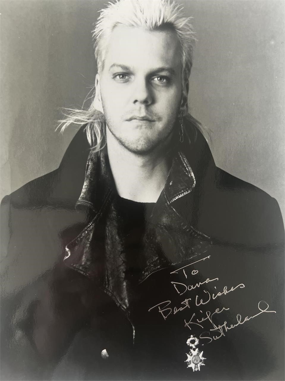 The Lost Boys Kiefer Sutherland signed movie photo