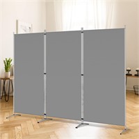 RANTILA 3 Panel Room Divider, 6 Ft Tall Folding Pr