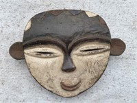 African Wood Carved Tribal Mask