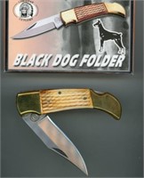 Black Dog Folding Knife 4”