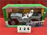 GI Joe Jeep Shore Patrol Vehicle