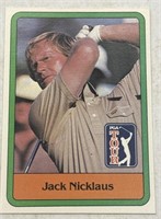 (J) 1981 Jack Nicklaus Donruss Rookie Golf Card