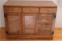 Maple Ethan Allen Cabinet and Contents