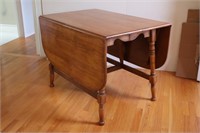 Drop-Leaf Table with Two Leaves