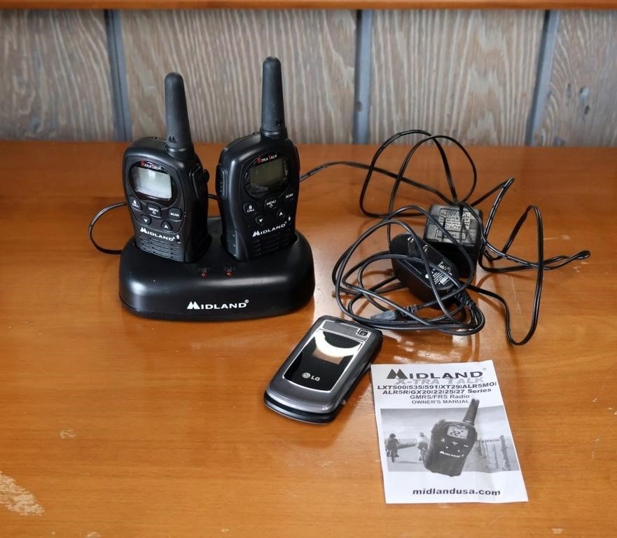 Walkie Talkies and Cell Phone