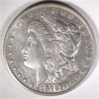 1878 7TF REV. OF 79 MORGAN DOLLAR XF CLEANED