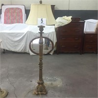 Highly Carved Floor Lamp (Approx 63" Tall)