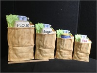 Grocery Bag Canister Set