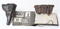 WWII NAZI GERMAN MILITARY LOT PHOTOS P08 HOLSTER