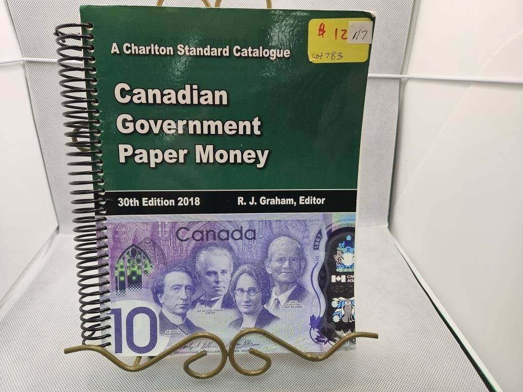 CANADIAN GOVERNMENT PAPER MONEY BOOK