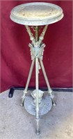 Vintage Cast Iron & Aluminum Sundial Stand