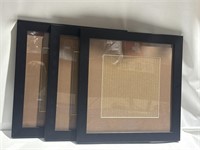 Set  of 3 Decorative Frames  12X12