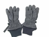 Military Black Hawkeye New Leather Gloves Med E6