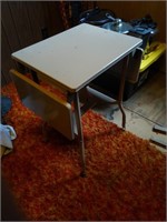 small metal office table