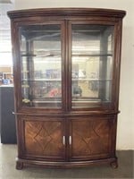 7 FT Contemporary Wooden Display Cabinet