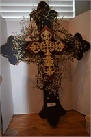 Large Wood & Metal Cross