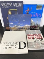 Hardcover books on various cultures around world