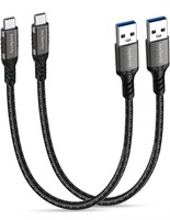 New, Aoybevty USB-A to USB-C Cable, [2Pack,