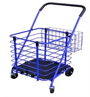Milwaukee Steel Shopping Cart w Accessory Basket