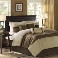 Madison Park 7 Pieces Cal King Comforter Bed Set