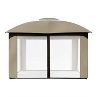 Shiloh Glen 10x12 ft. Steel Brown Gazebo