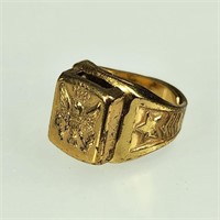 VINTAGE LONE RANGER SECRET COMPARTMENT RING