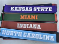 Large Group of Magnetic University Bumper Stickers