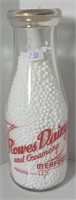 ROWES DAIRY PT ACL MILK BOTTLE MEAFORD