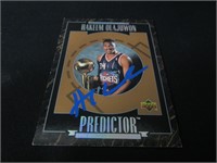 1995-96 UD HAKEEM OLAJUWON AUTOGRAPH COA