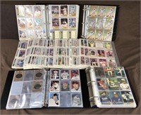 Baseball sports cards binders lot