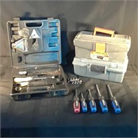 Mastercraft screw drivers, and Tool boxes with