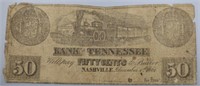1861 50 Cent Tennessee Fractional Note